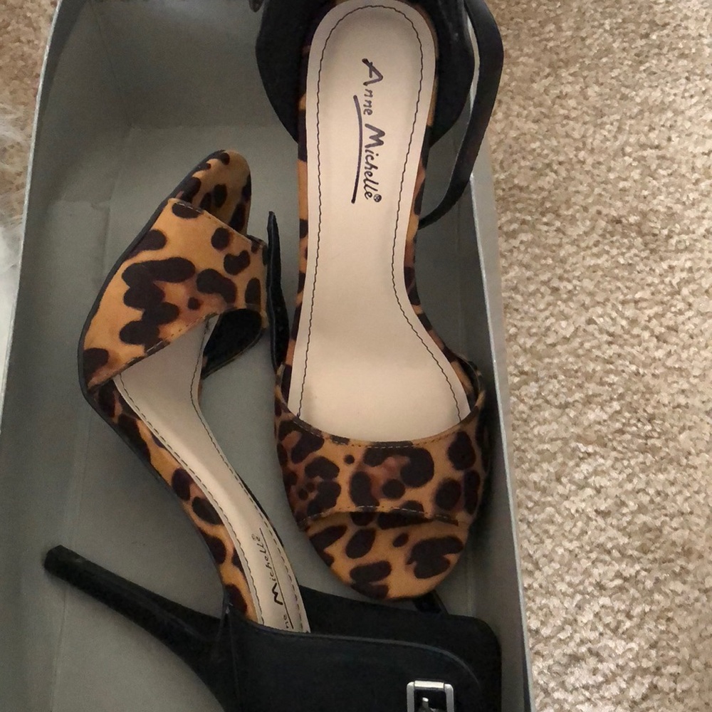 Cheetah print heels